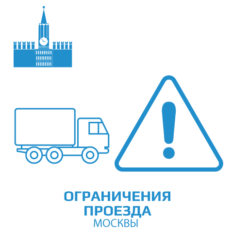 изображение ограничений на заезд фур в центр Москвы