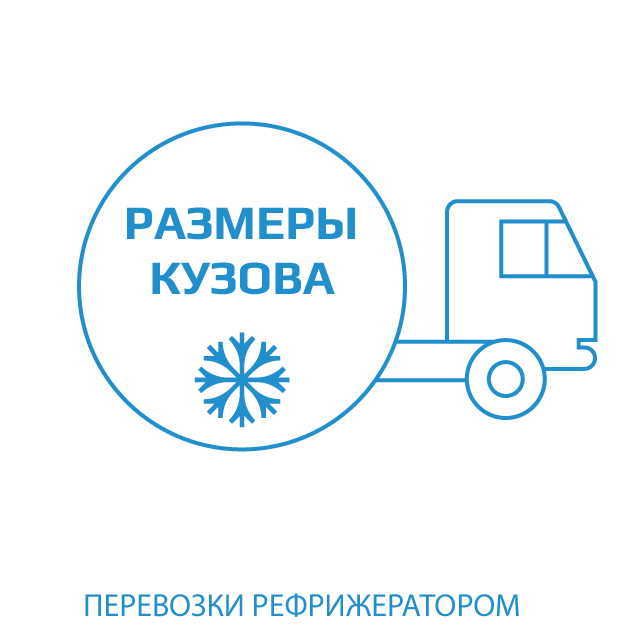 изображение размеров кузова автомобиля для температурной доставки по России