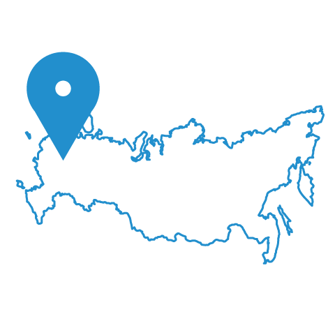 изображение местоположения московского региона на карте россии